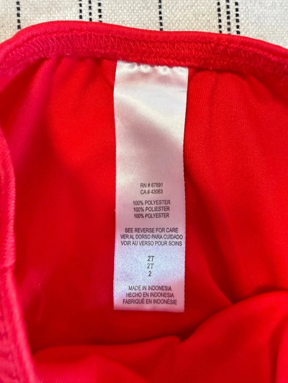Red Baby Bloomer Diaper Cover